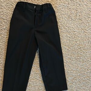 Chaps boys size 4 dress paint, navy blue.